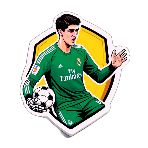 Thibaut Courtois Aksiyon Stickerı