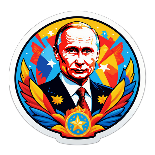 Символічна наклейка для фанатів Путіна