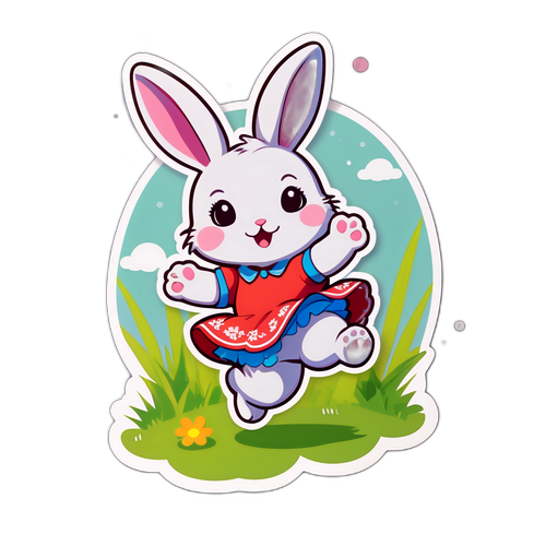 快樂的小兔子