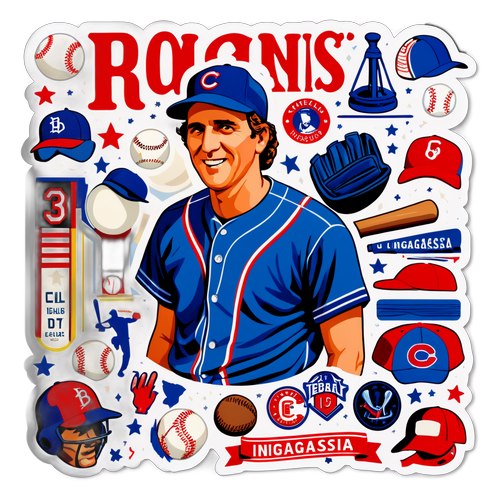 Paul Ingrassia Baseball Memorabilia Sticker