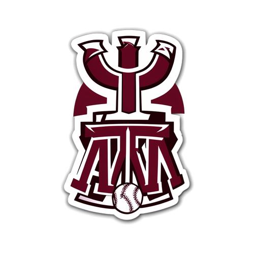Texas A&M Softball Team Spirit Sticker