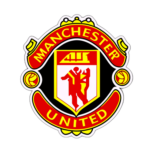 Dynamisk design med Manchester United-logoen