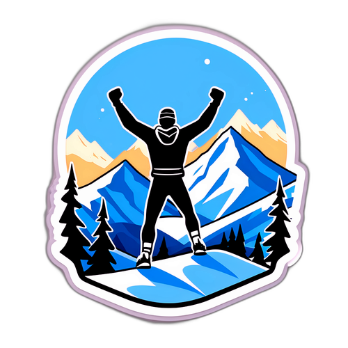 Voitto ja lumiset vuoret