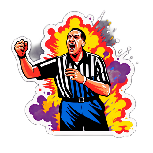 Isang Dramatic na Ilustrasyon ng Referee