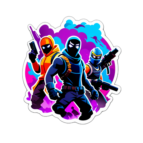 Dynamiczne postacie Fortnite w intensywnej walce