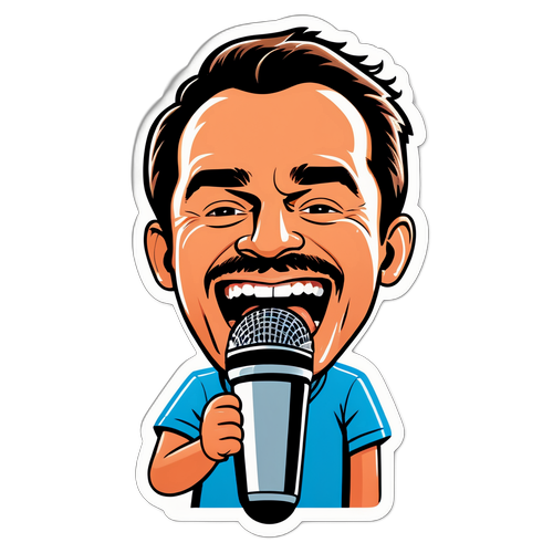 Autocollant de Jeremy Ferrari en spectacle