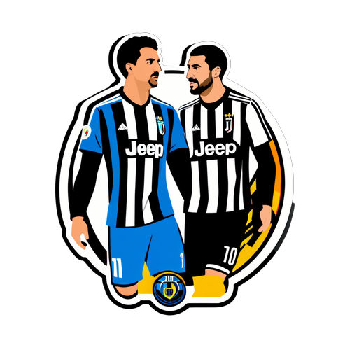 Stiker Dinamis Juventus dan Inter Milan