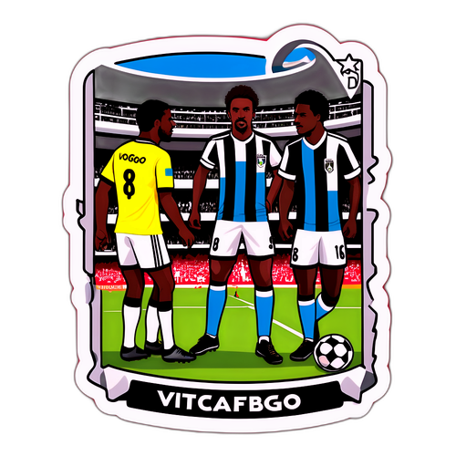 Brazilian Football Match Sticker