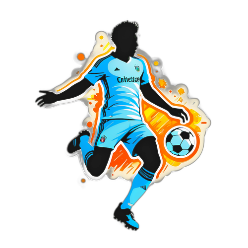 Hình dán cầu thủ ghi bàn đẹp mắt