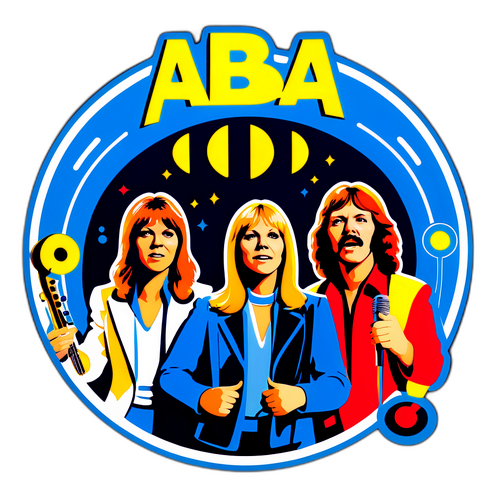 ABBA:n ikimuistoiset jäsenet laulamassa yhdessä