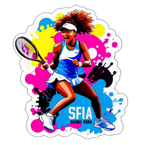 Dynamic na Sticker ni Naomi Osaka