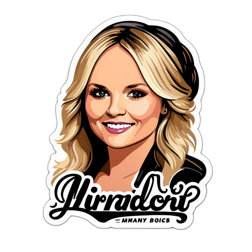 Miranda Lambert Fun Sticker