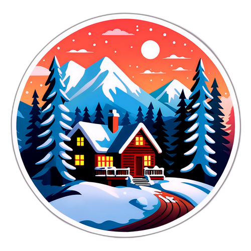 सर्दी काnostalgic दृश्य