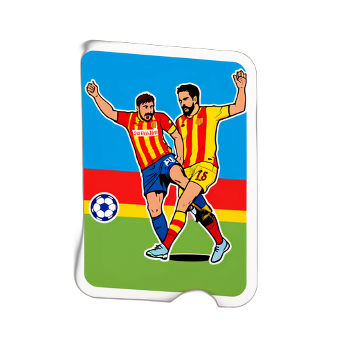 Stickere cu rivalitatea Girona - Espanyol