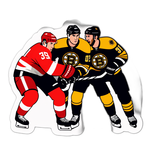 Dynamic Hockey Rivalry: Bruins vs Red Wings