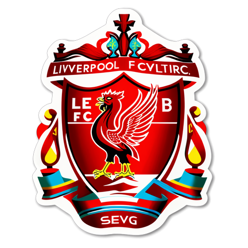 Liverpool FC-emblemet med samarbeid og idrettsånd