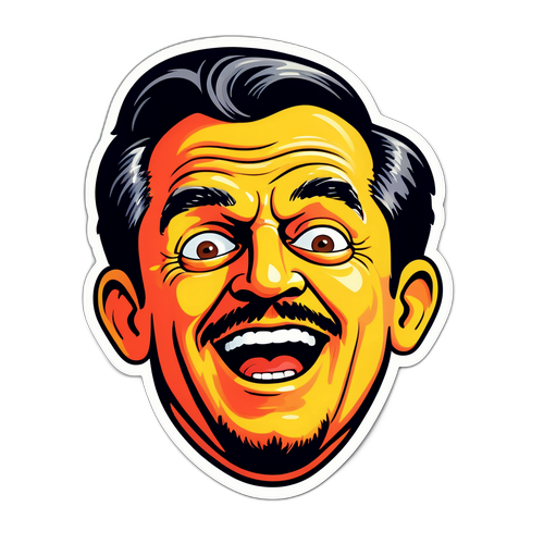 Humorvolles Sticker von Paul Panzer