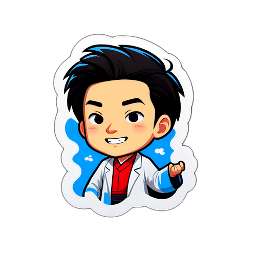 張瑞山個性表現貼紙