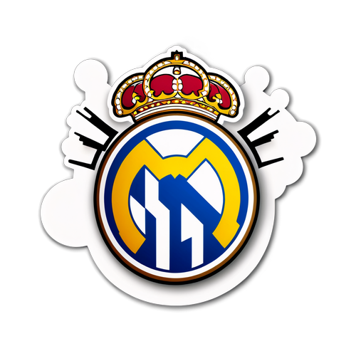 Jouw Onmisbare Real Madrid Sticker: Hala Madrid! Voel de Energie van het Stadion!