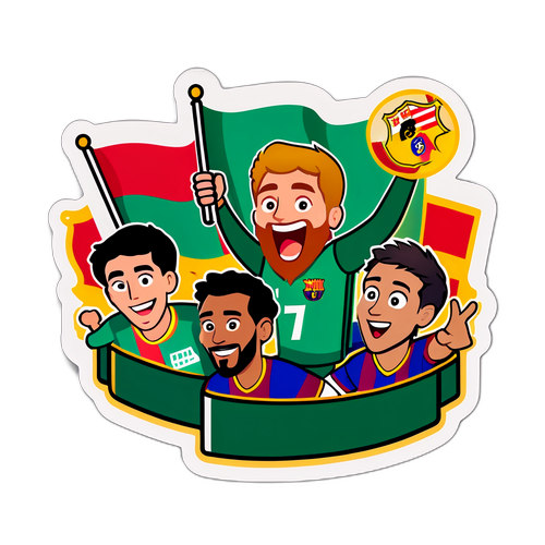 Suporteri de fotbal animați