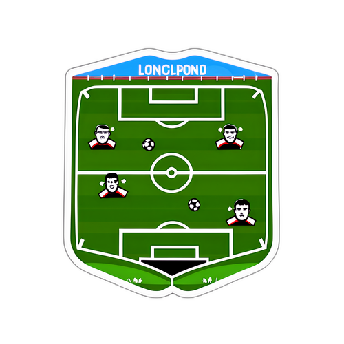 Stiker Lapangan Sepak Bola Ceria