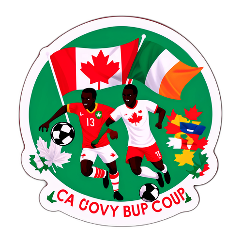 Canada vs. Ivory Coast Soccer Showdown Sticker