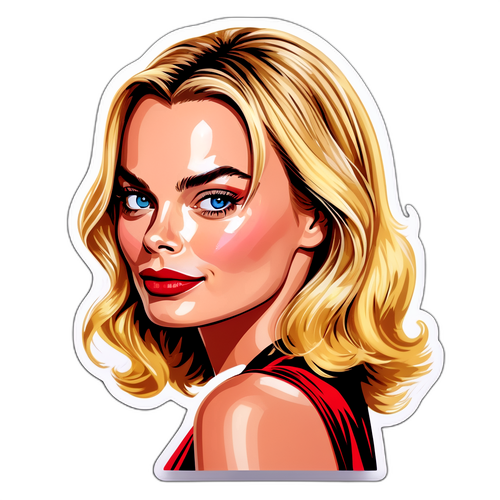 Margot Robbie en Costume Glamour
