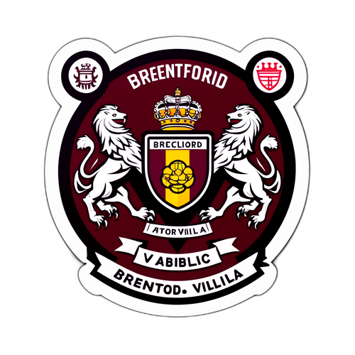 Brentford ve Aston Villa Maçının Heyecanını Yansıtan Sticker