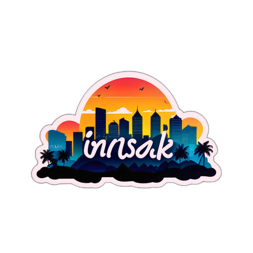 Langit Senja di Batam dengan Imsak