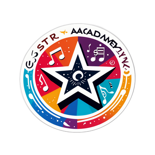 Autocollant « Star Academy »