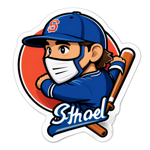バーチャル高校野球のステッカーデザイン