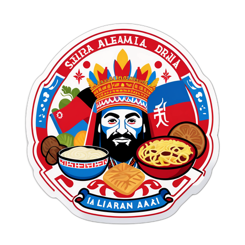 Serbisk og Albansk Kultur Sticker