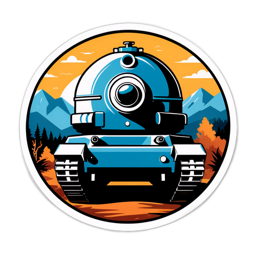 Çelik Kubbe Tank Sticker'ı