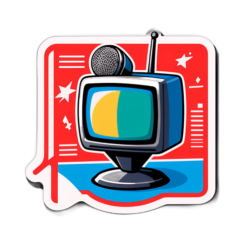 Adesivo Estilizado do Jornal Nacional