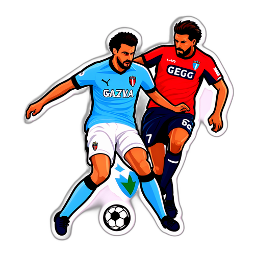 Наклейка футболу: матч Лаціо – Дженоа