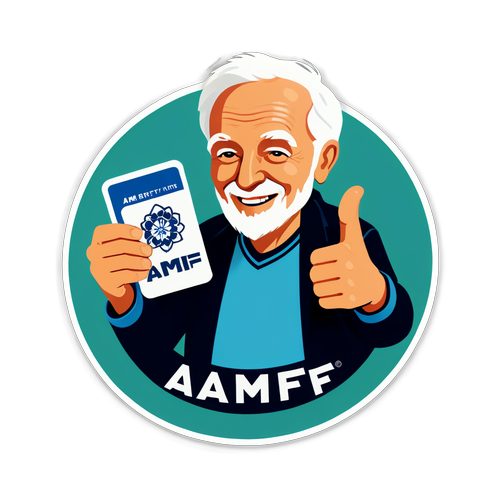 AMF-logotyp och pensionär