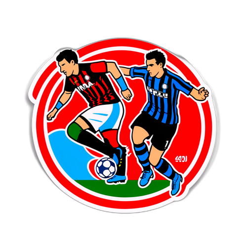 Monza vs Inter Sticker