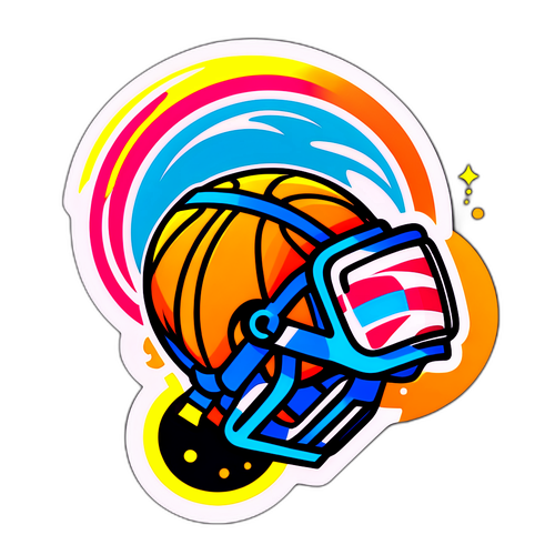 מדבקת ספורט נועזת