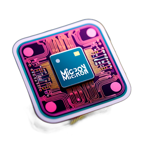 마이크론 반도체 기술 스티커