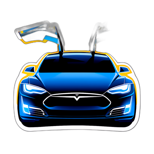 Gelecekçi Tesla Araba Tasarımı