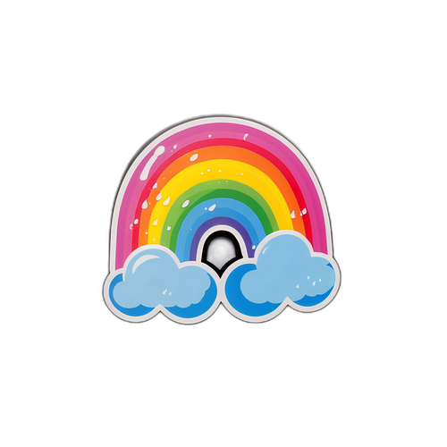 Gabungan Ceria Hujan, Sunshine, dan Pelangi