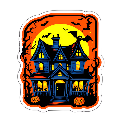 Fear Factor: House of Fear Spooky Sticker