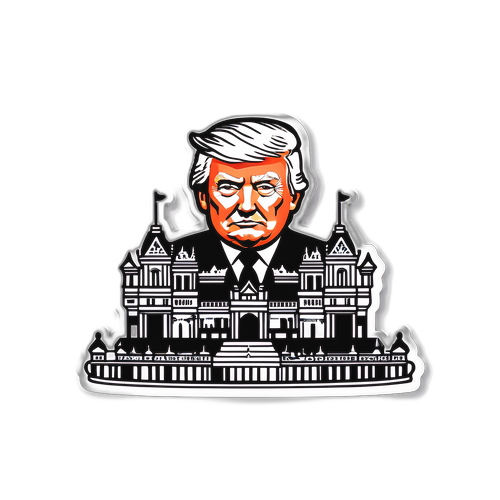 Tramp przed pałacem