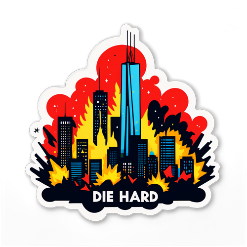 Die Hard Skyline Klistermärke