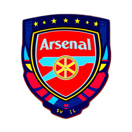 Stylový motiv Arsenal s fanouškovskou kulturou