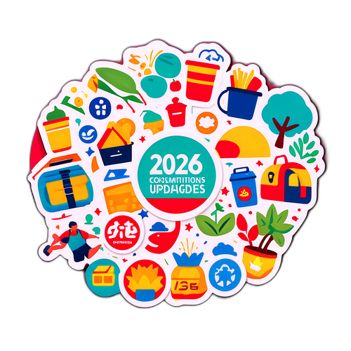 2026生活倡议主题贴纸