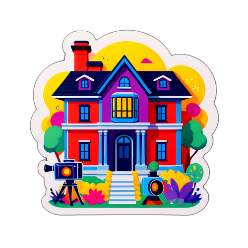 बिग बॉस थीम Sticker डिजाइन