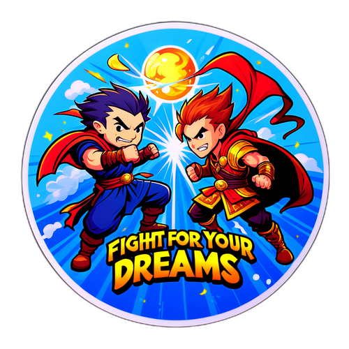 Наклейка "Борись за свои мечты!"