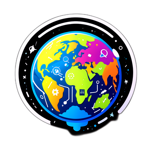 Whimsický nálepka pro ChatGPT Atlas