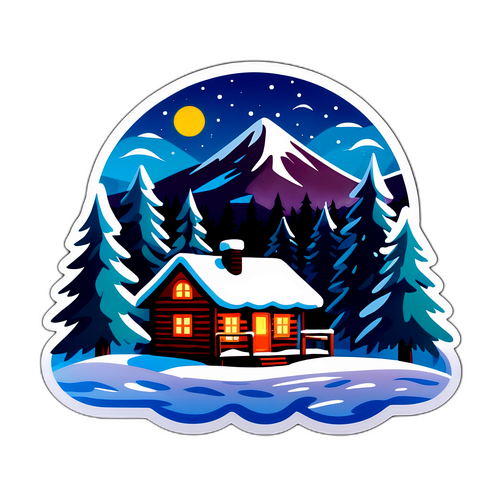 Χιονισμένα Δέντρα και Ζεστό Κατάλυμα